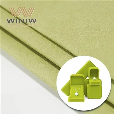 0,4mm màu xanh ultrasuede da vi mô nhân tạo PU Suede Vật liệu đóng gói