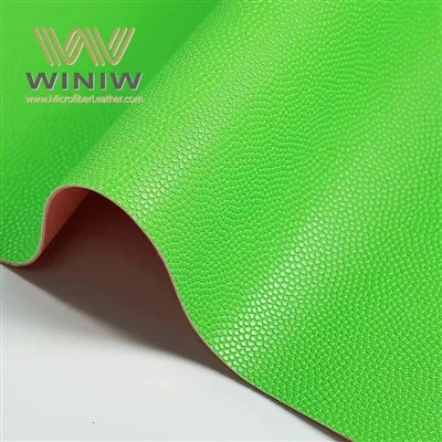 Vật liệu làm bằng da tổng hợp PU tổng hợp PU đàn hồi màu xanh lá cây