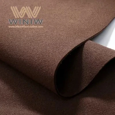 Không phai màu microfiber da lộn da ô tô giả vật chất da lộn thân thiện với da
